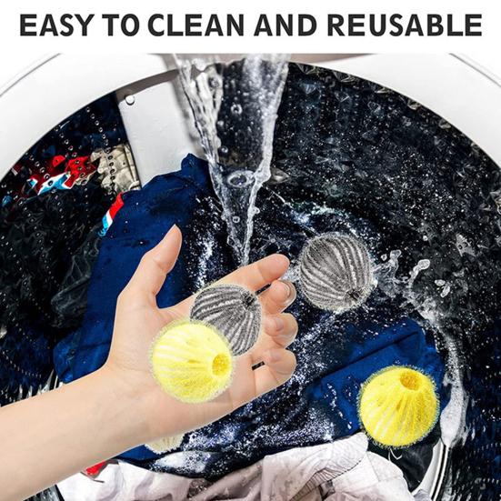 12Pcs Pet Hair Remover Reusable Dog Hair Catcher Clothes Bedding Lint Collector Comfortable