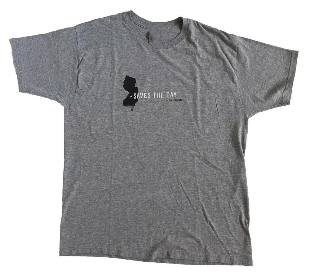 Saves The Day Band Live In Concert Grey T Shirt  Unisex T-Shirt S