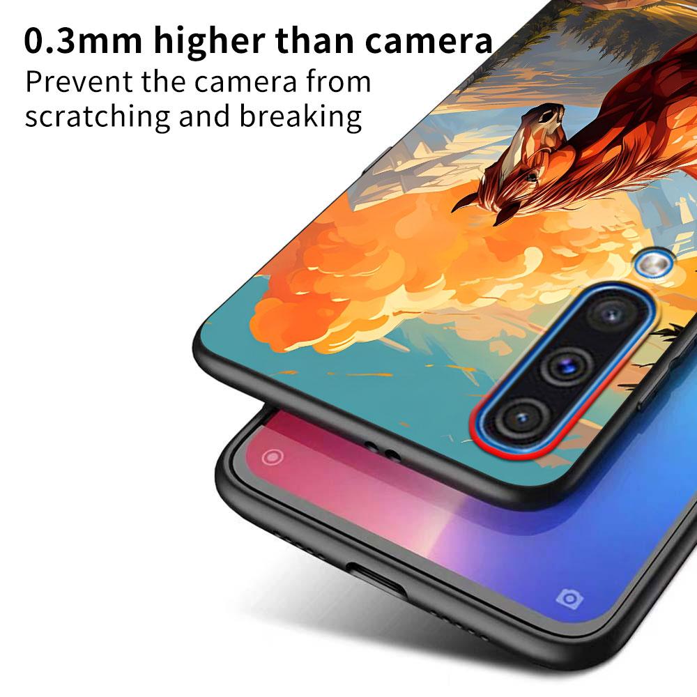 Horse Case for Samsung Galaxy A10s A50 A50s A02s A03s A20 A30 A20e A70 A70s A20s A30s A10 A40 A04 A04s A03 TPU Black Phone Cover