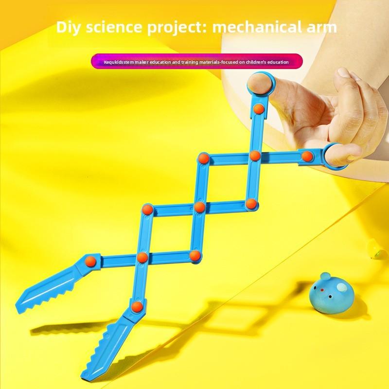 Science Experiment Mechanical Hand Stem Diy Educational Toy For Kids Home Learning