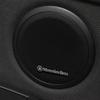 CRU1 New 4pcs 3D Aluminum Speaker Audio Stickers Badge Emblem Decal For Mercedes Benz AMG W124 W203 W204 W210 Interior Mouldings