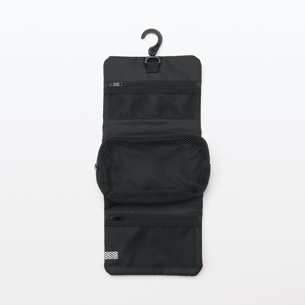 Polyester Hanging Case with Detachable 12 X 18 X OHCA1A2S Pouch, Black, Approx. 4.5 Cm,