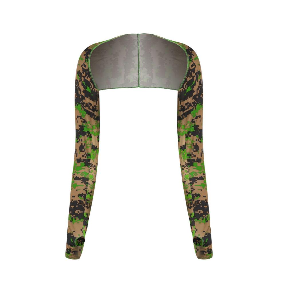 Women's Multifunctional Summer Sun Protection Shawl and Ice Arm Sleeves for Golf, Cycling, and Driving