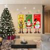 Christmas Window Sign Christmas Window Polyester Decorative for Shop Bar Hotel