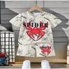 2025 Summer New 3D Digital Printed Children's Summer Top/shorts for Boys/girls, Casual Round Neck Sports Set, Comfortable