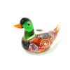 Murano Glass Duck Figurine Craft Ornaments Cute Animal Small Statue for Home Room Desktop Decor Collection Xmas New Year Gifts