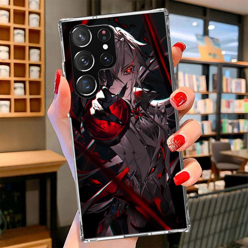 Arlecchino Genshin Impact Phone Case For Samsung Galaxy S26 S25 Edge S24 Ultra S23 S22 Plus S21 S20 FE Soft Fundas Shell Galaxy