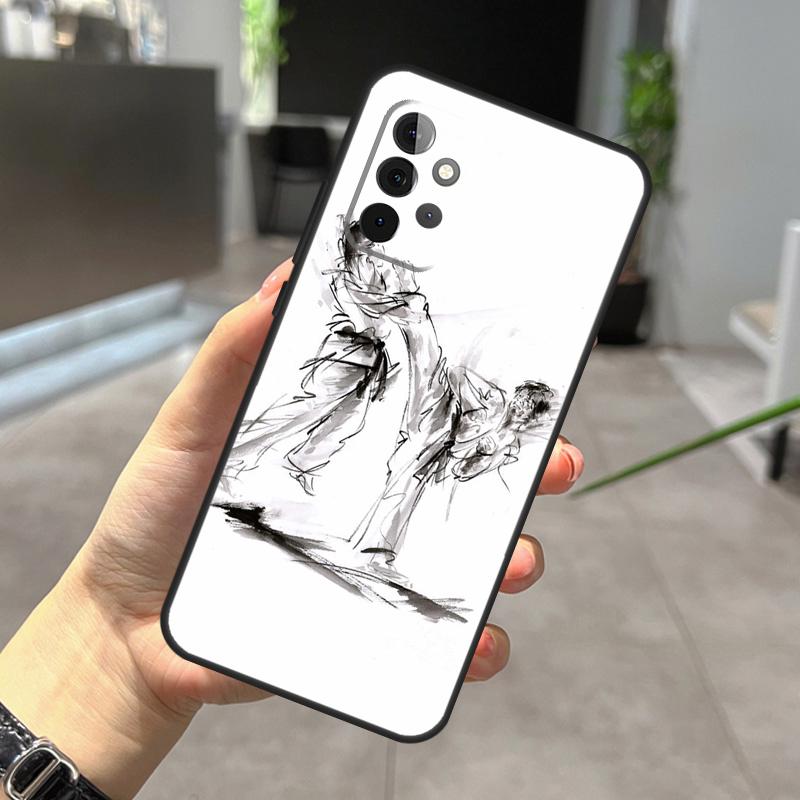 Japan Martial Aikido Case For Samsung Galaxy A52 A32 A12 A56 A36 A54 A34 A14 A05 A16 A26 A13 A33 A53 A15 A35 A55