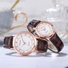 Fashion Couple Quartz Wristwatch Luxury Women Leather Strap Quartz Wrist Watches Women Business Casual Clock Relogio Feminino