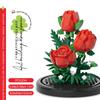 Micro Particle Building Block Bouquet Handmade Gift, Children's Puzzle Toy Handmade DIY Sunflower Desktop Decoration Ornament