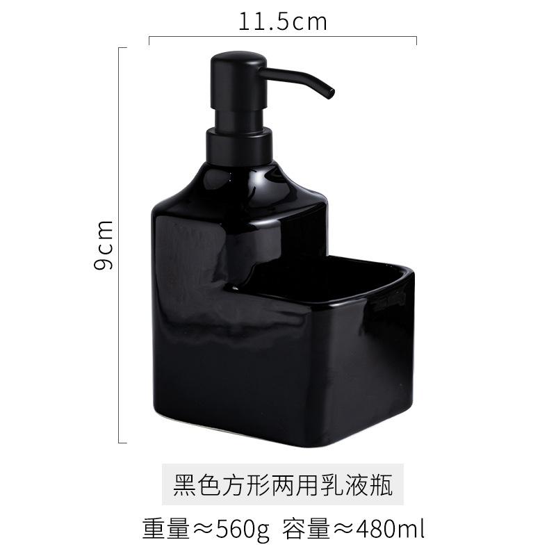 

Creative Ceramic Lotion Bottles Toothbrushes Shelves Shampoos Shower Gels Empty Bottle Soap Dispensers Bathroom Accessories Home