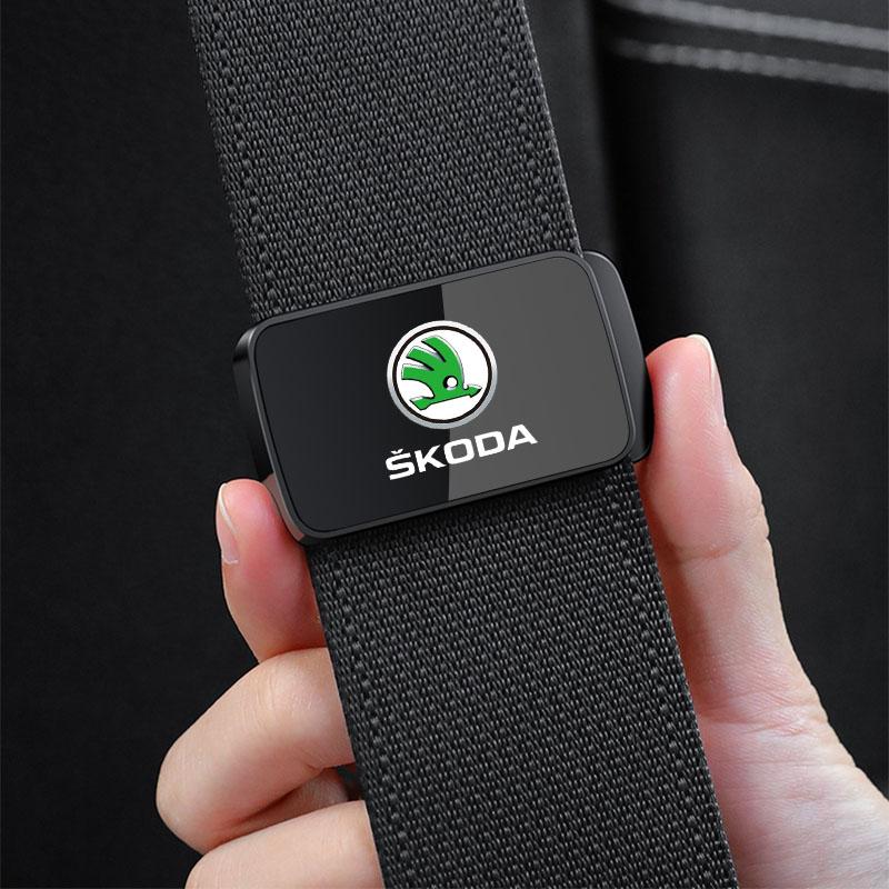 Suport reglabil pentru centura de siguranță auto, stabilizator, clemă de fixare, limitator, styling pentru Skoda Octavia 1 2 3 A4 A5 MK2 Fabia Kamiq Kapoq Kodiaq Rapid SCALA