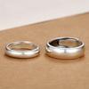 925 Sterling Silver Rings for Women Men Couple Minimalist Handmade Simple Narrow Smooth Ring Party Jewelry Gift Prevent Allergy