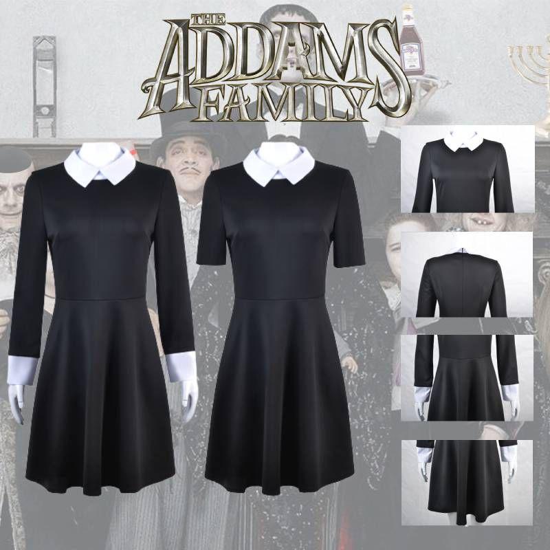 Stylish The Addams Family 2 Halloween Costume For Gothic Cosplay Party