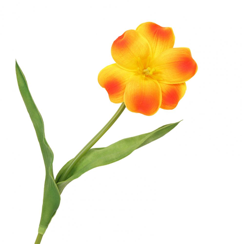 5 stk Simulerte Tulipaner Bukett Realistiske Falske Blomster Hjemmedekor Kunstig Tulipanarrangement med Bøyelige Stengler