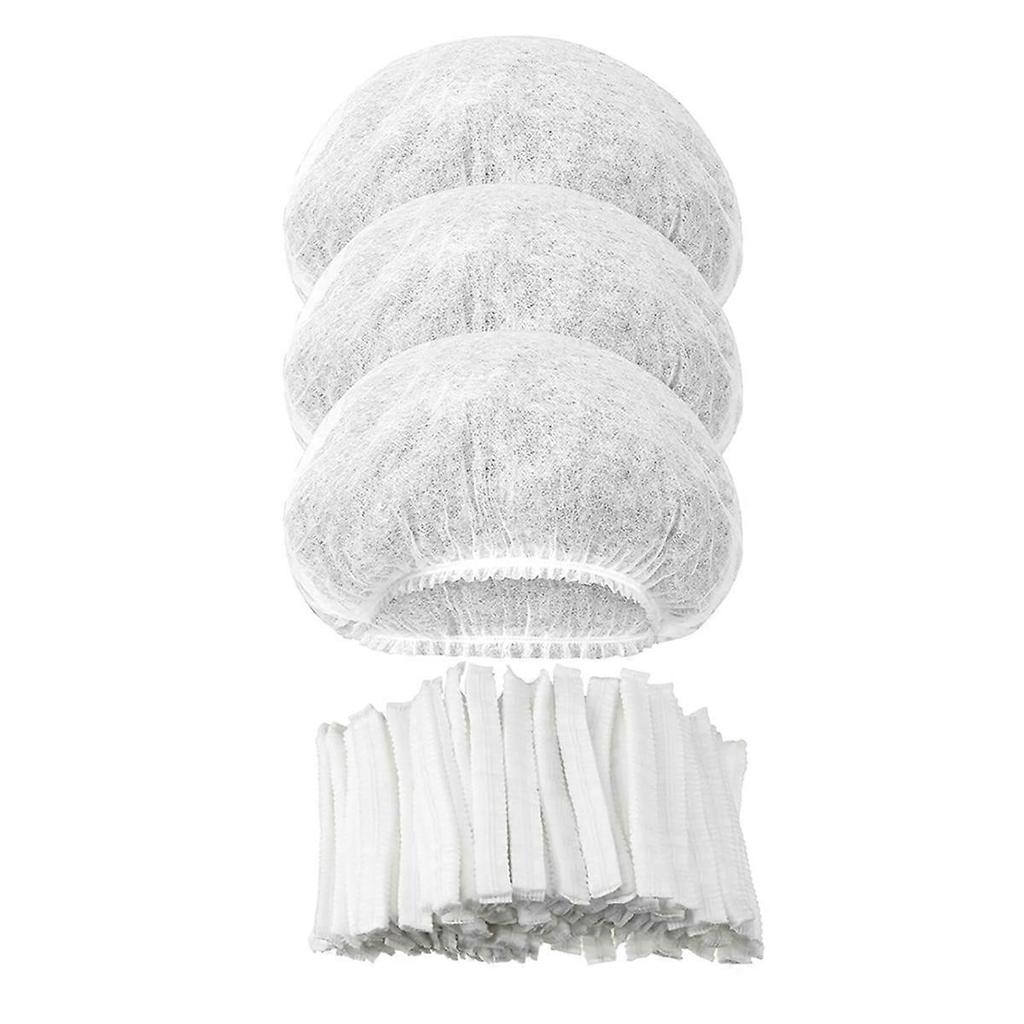 500 Pcs Disposable Bouffant Caps Bulk 21 Inches Disposable Caps for Hair Elastic Dust Cap Hairnets F