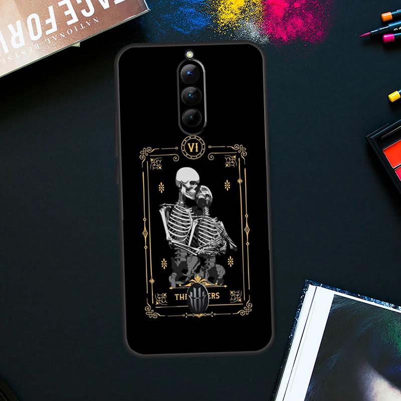 Death Tarot Case For ZTE Nubia Red Magic 9 8 8S Pro Plus RedMagic 6 7 Pro 6S 7S Pro 5S 6R 5G Back Cover