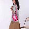 3D Skeleton Shoulder Bag PU Leather Cute Ghost Purse Creative Halloween Crossbody Bag  Party
