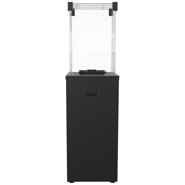 GAS HEATER PATIO SLIM BLACK 8,2 KW KIT