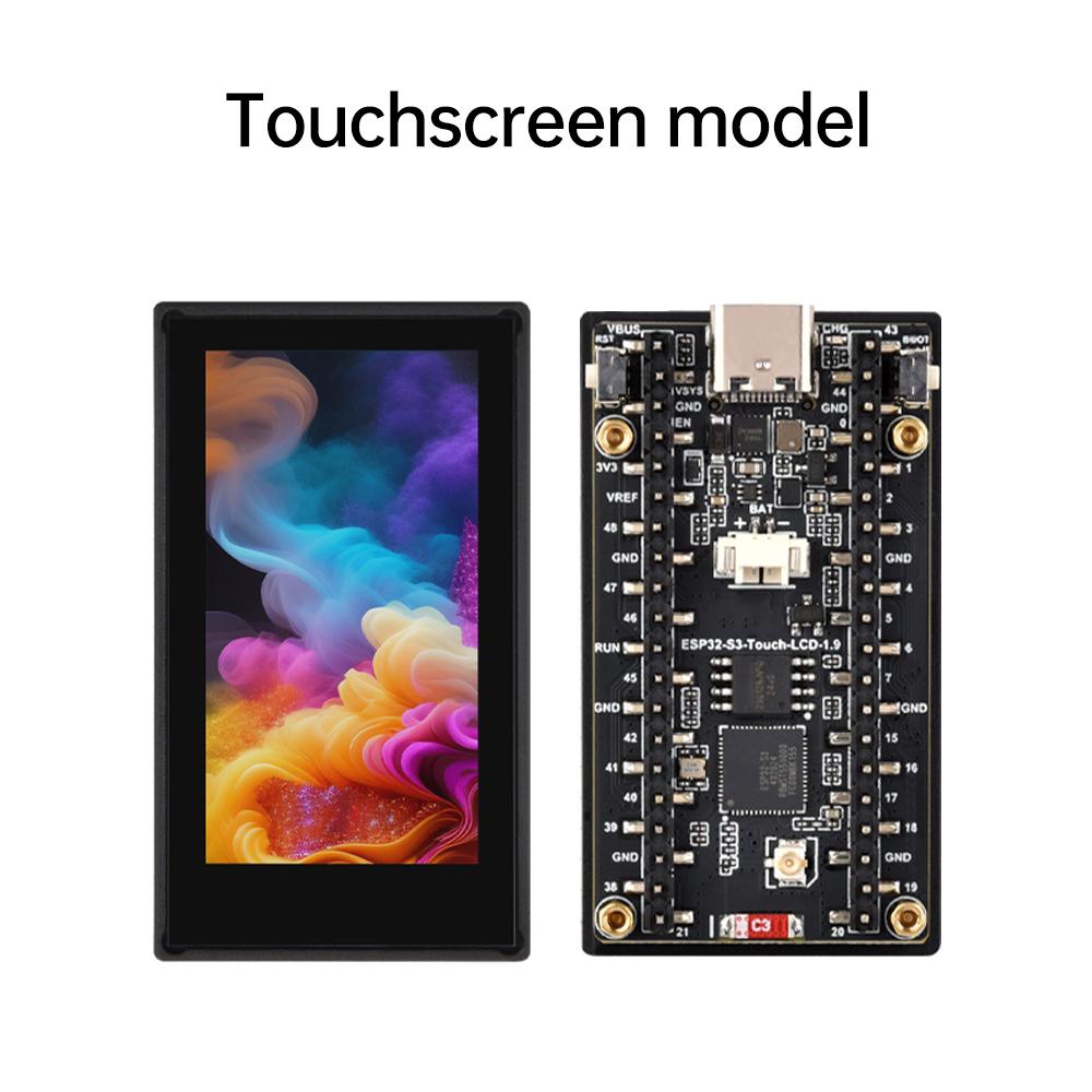 ESP32-S3 1.9-Inch LCD Screen Wifi Bluetooth Development Board 170 × 320 Resolution Lx7 Dual Core Processor Type-C Interface
