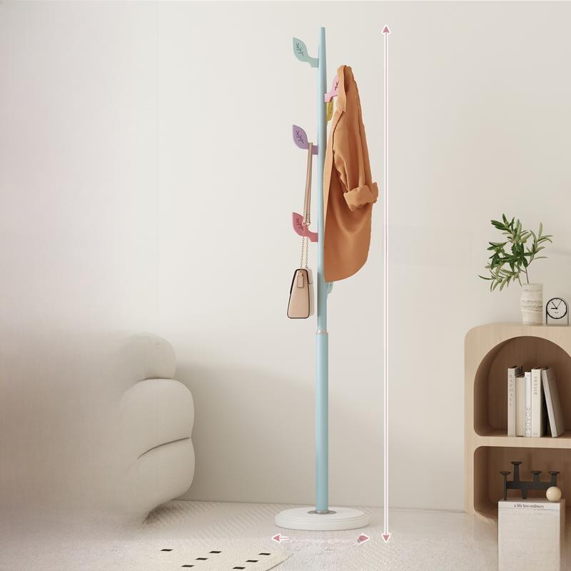 Creative Floor-Mounted Luxury Renting Living Room Mushroom Shaped Clothes Hanger Multi-Purpose Durable Wooden Hanger