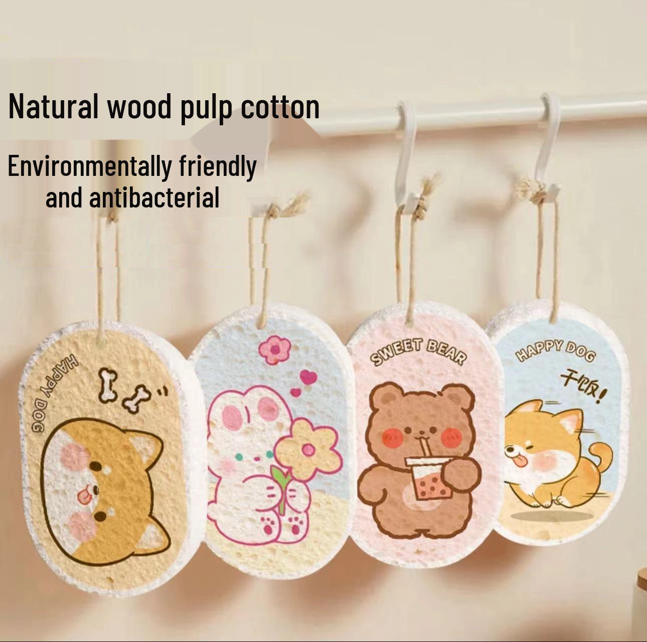 

Екологічно чиста целюлозна нелипка губка для миття посуду - Товста, велика, стійка до плям кухонна губка