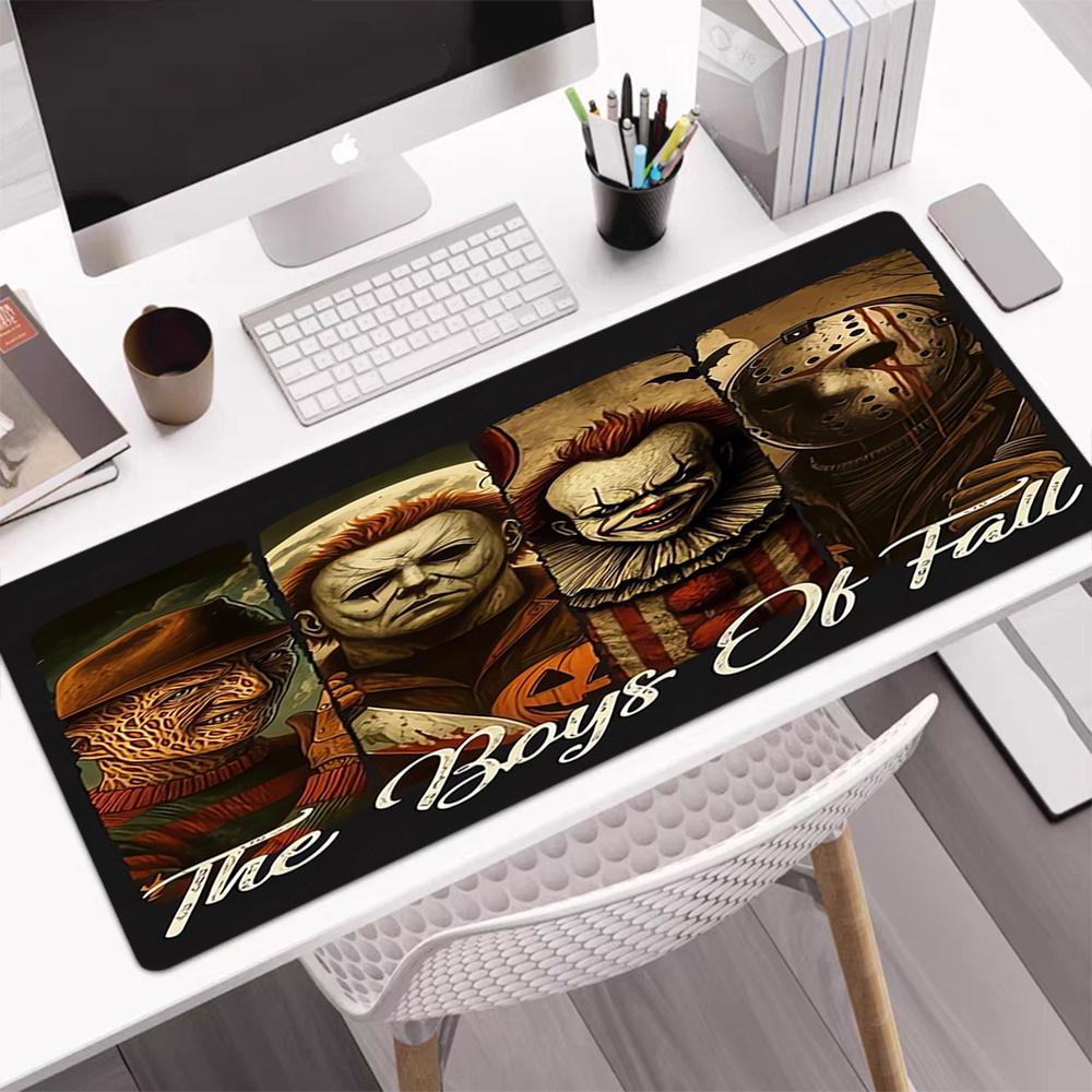 Halloween Horror Theme Mouse Pad, Non Slip Rubber Base, Multifunctional Office & Home Decor, Perfect for Workspace Personalization.
