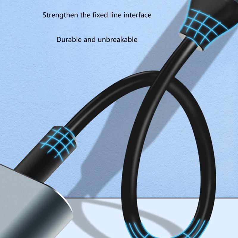 AR Glasses Charging Adapter Type C Connection Wires Mini Expansion Dock for Keep Device Powered and Ready 120mm