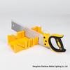 Multi-Angle 45°/90° Woodworking Miter Box with Clamp and Back Saw