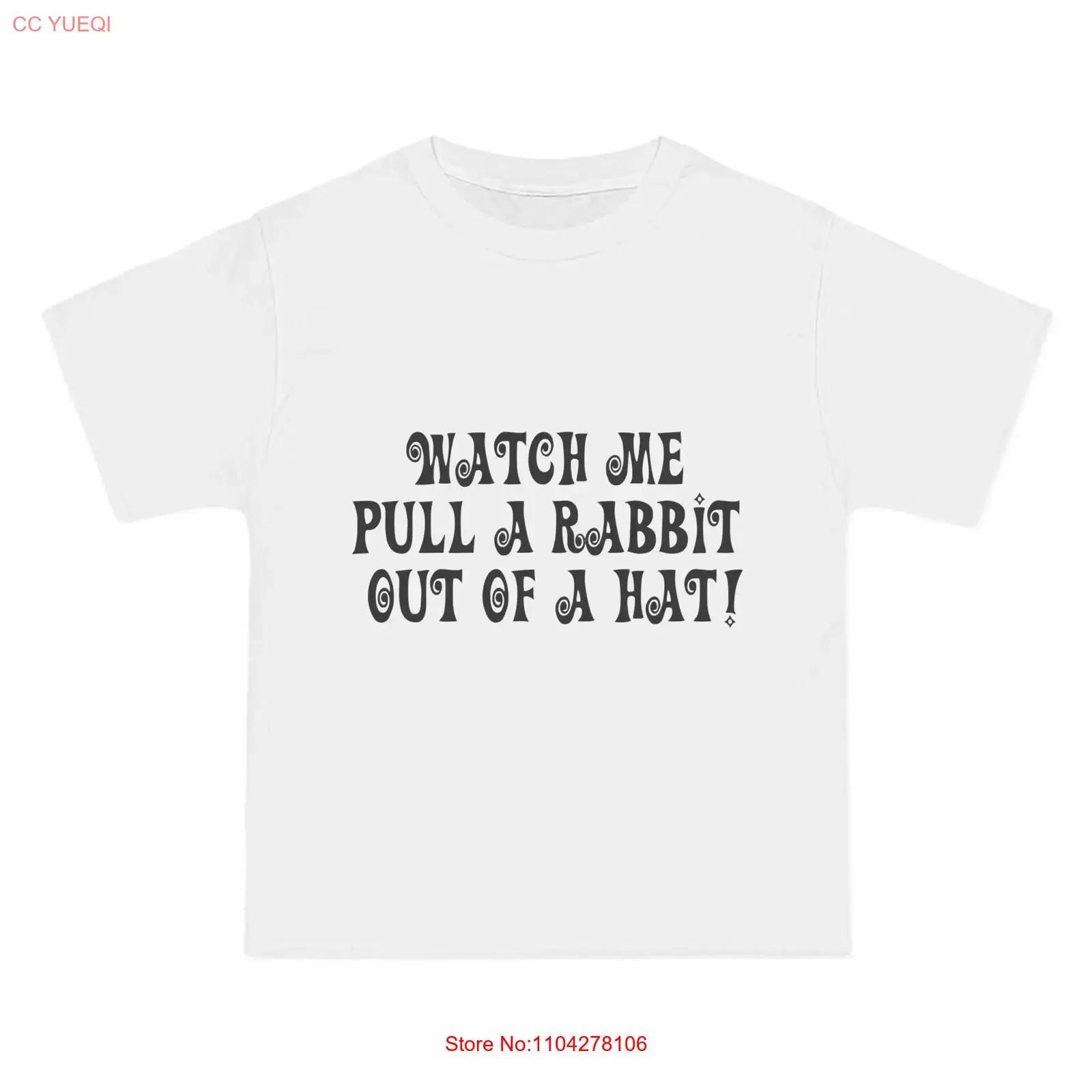 

RABBIT FROM HAT MAGIC Beefy T Shirt vintage Washed Breathable Comfortable Stylish Stretched streetwear Casual Slightly 5XL різнокольоровий
