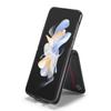 Carbon Fiber PU Leather Cover For Samsung Galaxy Z Flip 7 Fe 6 5 4 3 Flip7 Flip6 Flip5 5G Phone Case Wallet with Card Holder
