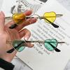 Mini Small Glasses Men'S Trendy Hip-Hop Sunglasses Small Love Retro Funny Small Frame Eyes Personalized Sunglasses Women