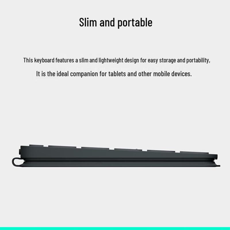 Logitech Keys-To-Go 2 Ultra-Thin Portable Multi-Device Bluetooth Keyboard