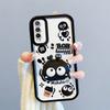 KEYSION Shockproof Case for VIVO Y20 2021 Y20sG Y20i with Lanyard Soft Silicone Cute 3D Cartoon Doll Phone Cover for Y12A Y12S Y11S