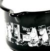 Moomin Muurla Enamel Black Jam Milk Approximately 250 X 105 X 145 Mm P.O.S. Saucepan,