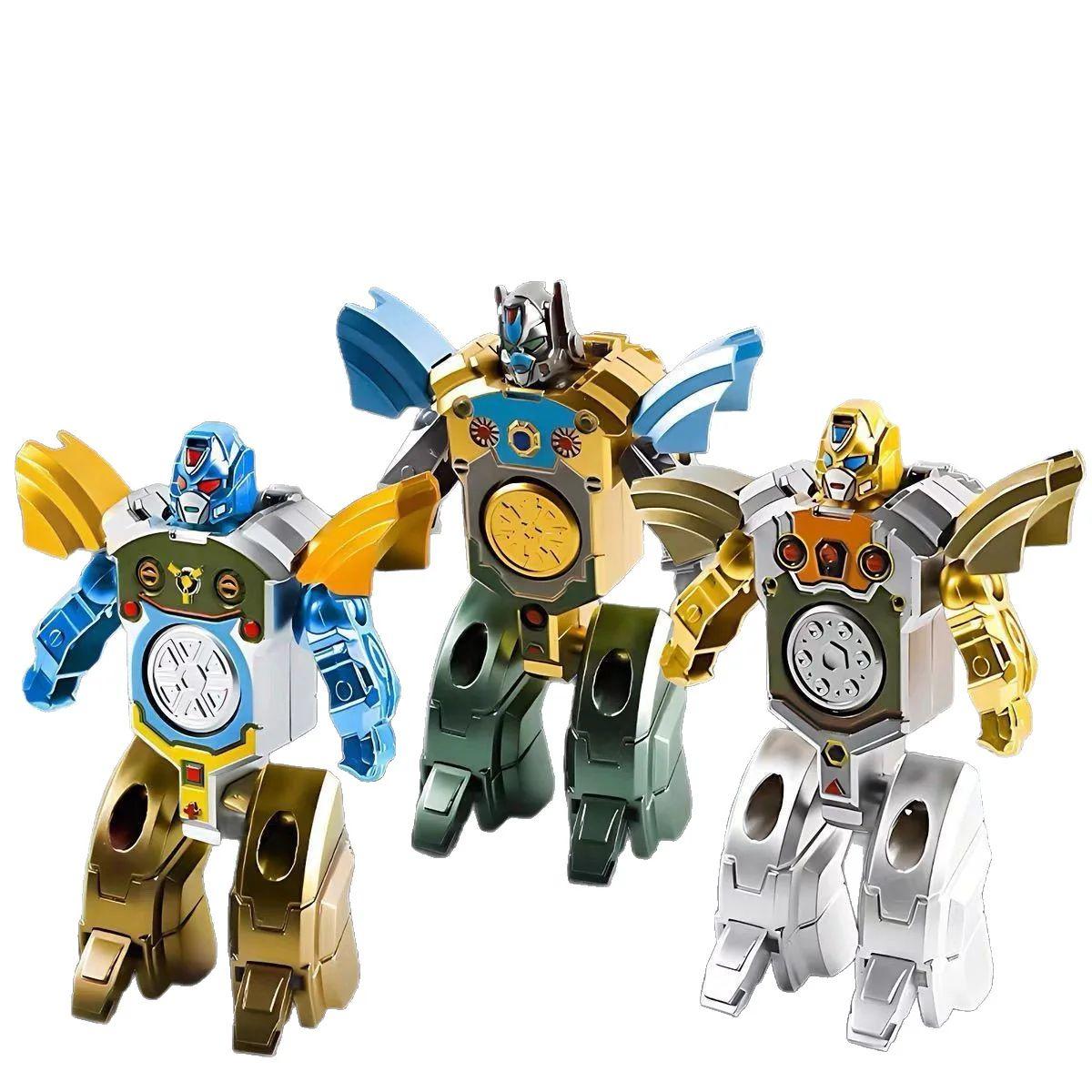 Creatieve 360 Rotatie Vingertop Gyroscoop Doe-het-zelf Mecha Vervorming Robot Fidget Antistress Stressverlichting Sensorisch Speelgoed voor Kinderen Cadeau