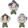 Nintama Rantaro Mochipiko Plush Toys, 10th Series, Complete Set of 3: Igazaki Sonbei, Urakaze Tounai, Santanda Kazuma