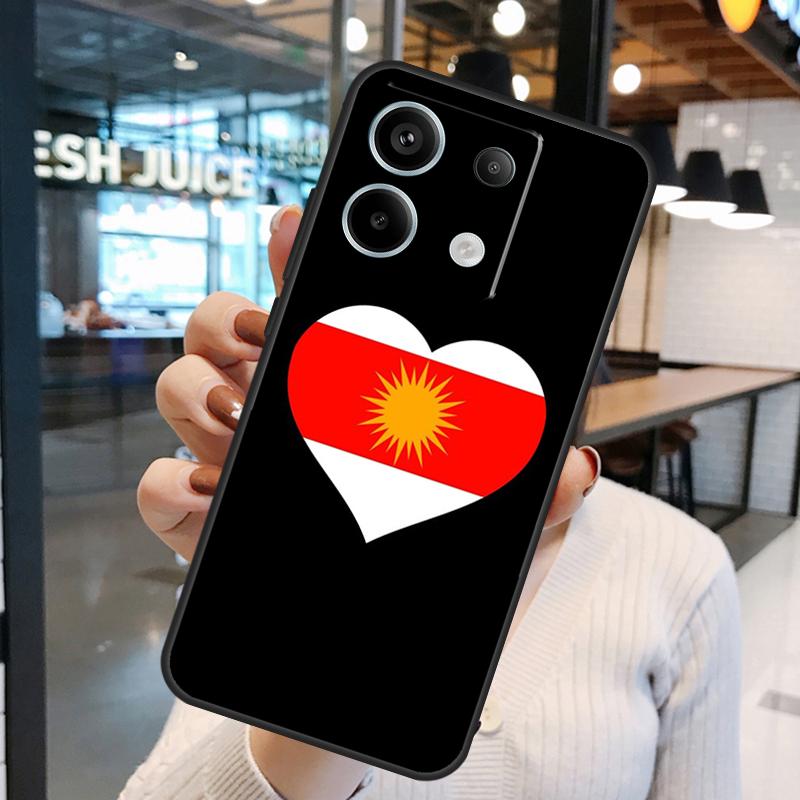 Yazidis Flag Case For Xiaomi Redmi Note 15 Pro Plus 10 11 12 13 14 Pro Redmi 15 15C 10C 12C 13C 14C Cover