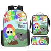 Dandy'S World Student School Bag Dandy'S World Cartoon Cute Backpack Three-Piece Set Satchel Bag Pencil Case