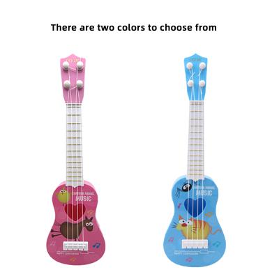 Children's Simulation Instrument Yukrili, Mini Guitar, Can Play Early Education Enlightenment Music Toys