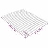 VidaXL Replacement Slat for Bed Base with 17 Slats Bed Base Bed Frame Day Bed Support Bedroom 340072