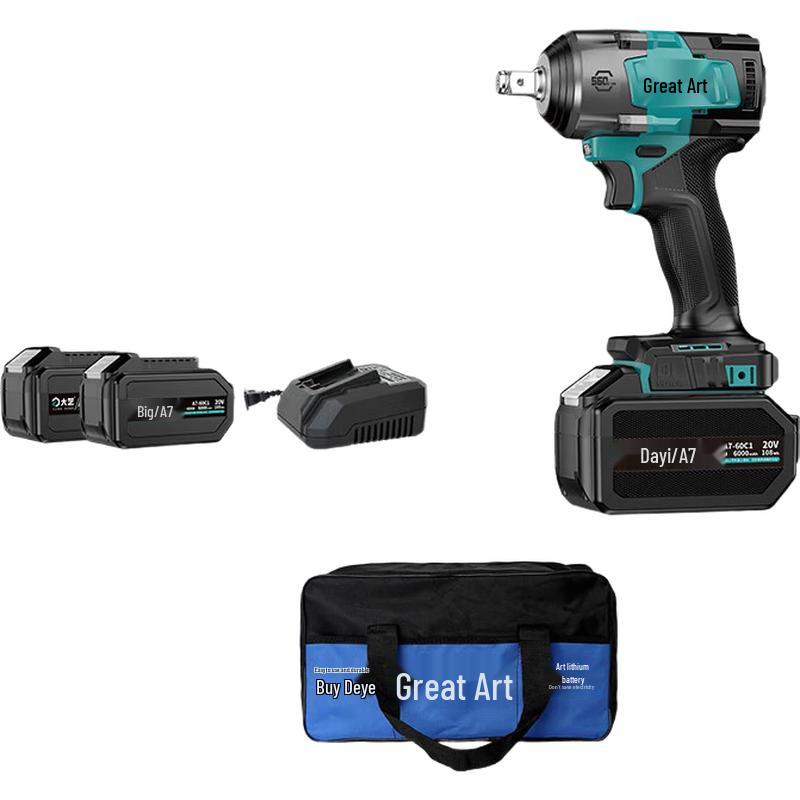 Dayi 20V Cordless Brushless Impact Wrench 560N·m CN plug (adapter included)