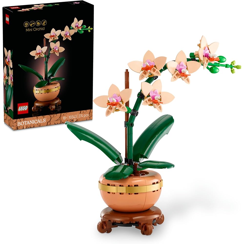 

LEGO Botanical Mini Flower Bouquet Decorative Toy Gift for Birthdays and Special Occasions Home Decor 10343