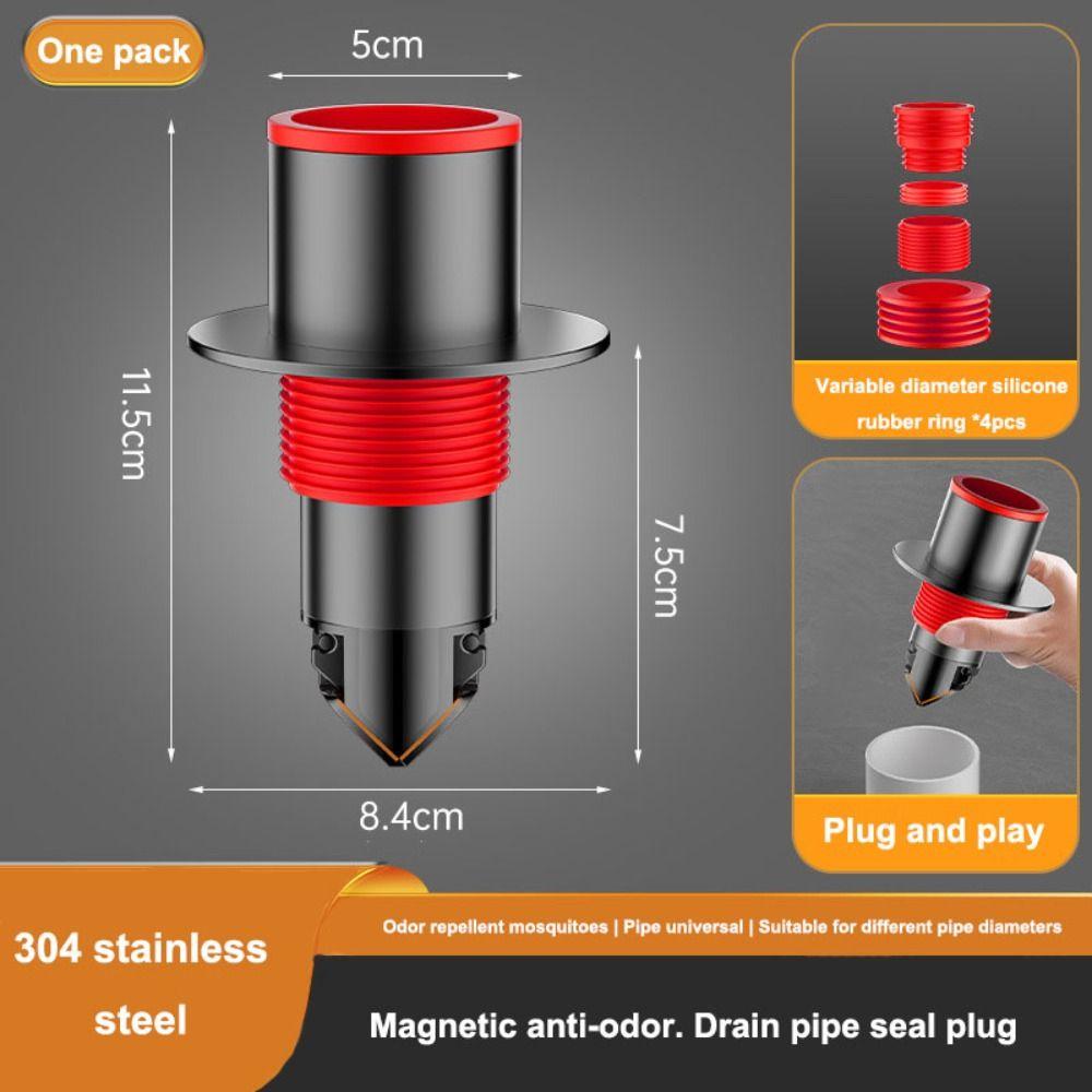 Stainless Steel Floor Drain Backflow Preventer Universal Shower Drain Cover Basement