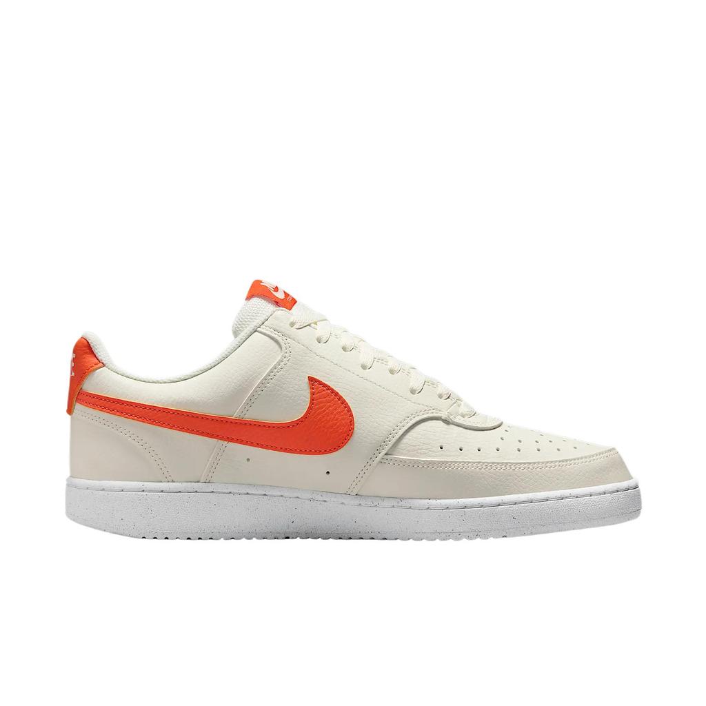 Nike Court Vision Low Next Nature Sail Safety Orange Men Sneakers Cream White DH2987-115