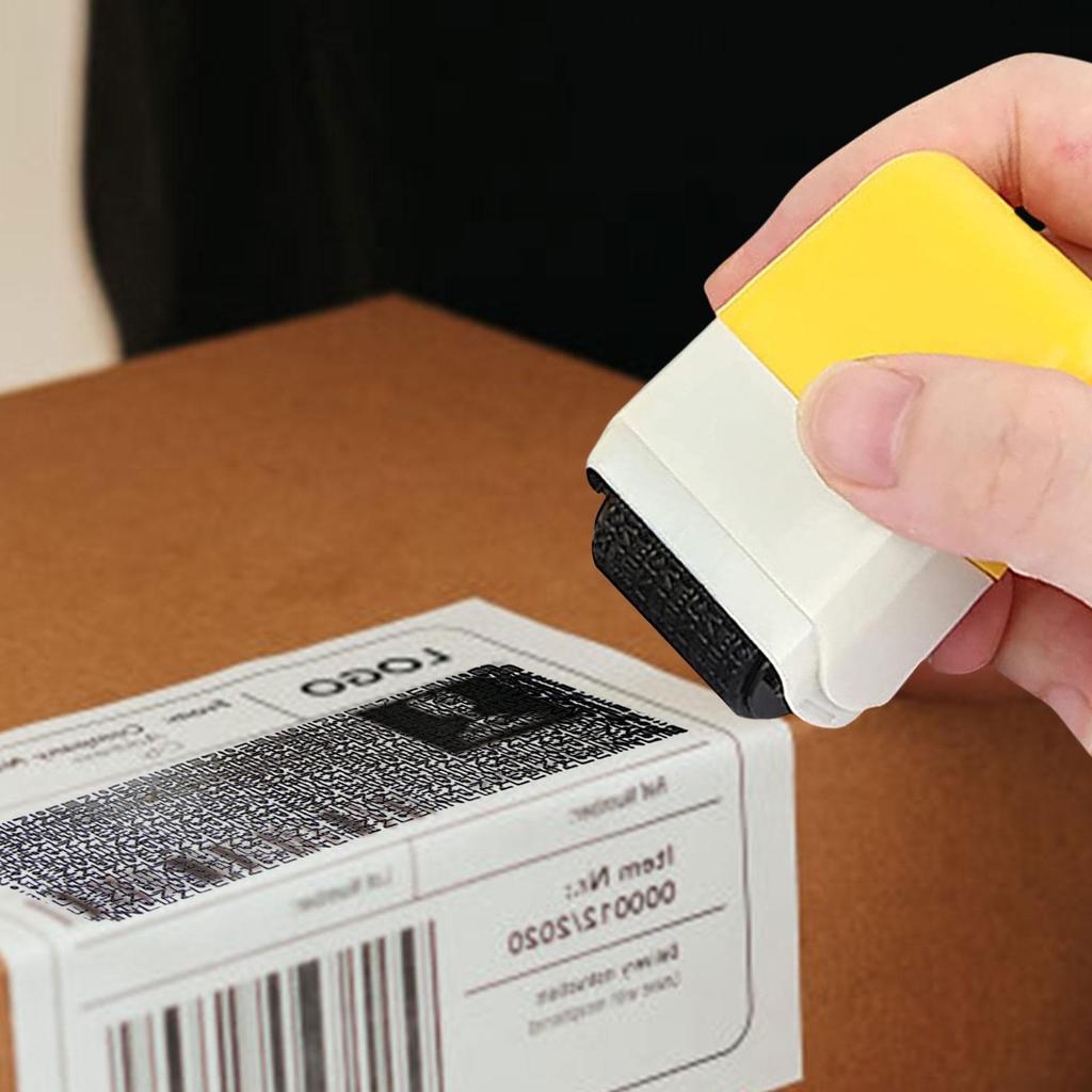 Nový samobarvící váleček na mazání identifikačních údajů Kódový eliminátor Bezpečnostní stírací váleček pro skrytí osobních údajů Ochrana dat Ochrana soukromí