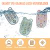 Baby Teether Mobile Phone Shape Silicone Teether Teething Toy Kids Sensory Educational Toy Baby Gift Set