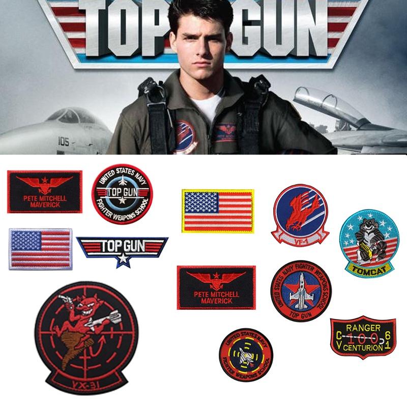 Superb Top Gun Squadron Badge Patches For Unisex Men And Women