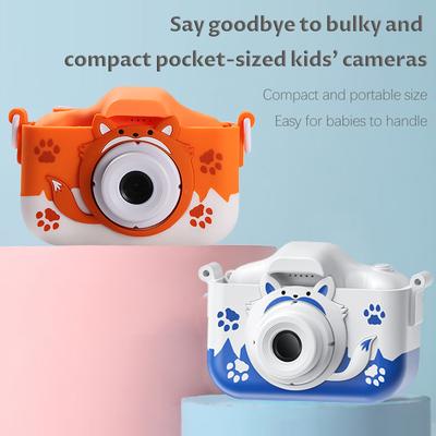 Appareil photo numérique pour enfants, jouets, dessin animé, écran HD 2 pouces, chargeur USB, jeu, cadeaux de vacances