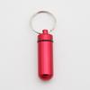 1PCS Colorful Baby Aluminum Pill Box Medicine Case Container Bottle Holder Keychain Outdoor Pill Case Pillbox Portable